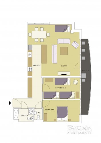 Apartament WRZOS - Oaza