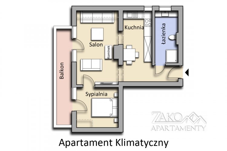 Apartament KLIMATYCZNY