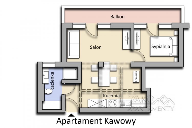 Apartament KAWOWY