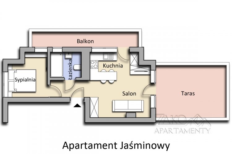 Apartament JAŚMINOWY