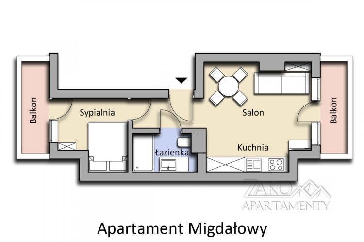 Apartament MIGDAŁOWY