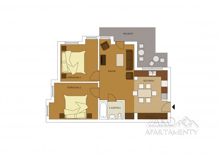 Apartament WANILIOWY